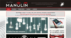 Desktop Screenshot of bazarmanolin.com