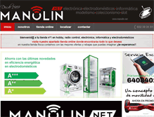 Tablet Screenshot of bazarmanolin.com